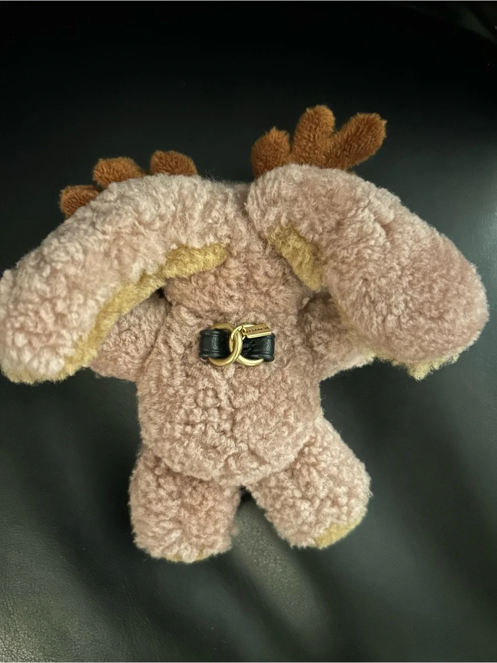 Coach floppy with antlers shoe charm
